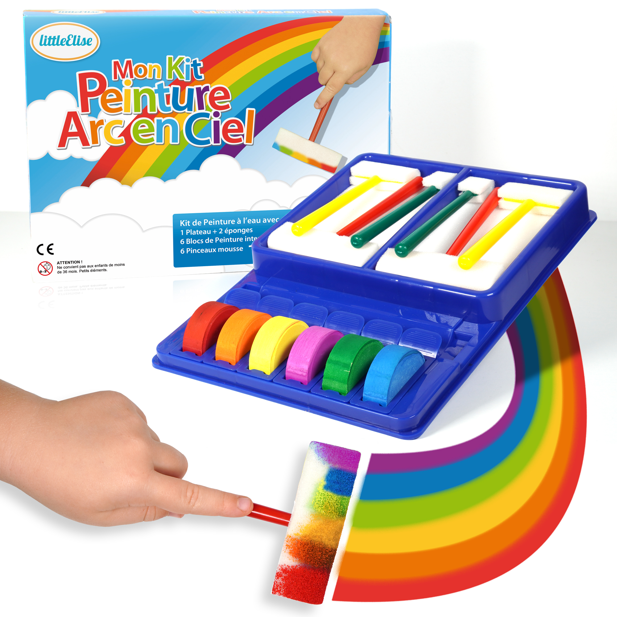 Kit Peinture Gonflante 3D Pour Enfants - 10 Feuilles Textures, 12 Marqueurs, Pinceaux à Eau - Activité Créative