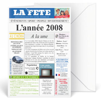 carte d'anniversaire 2008